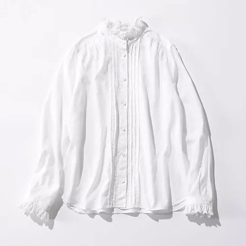 【シンメ/SINME】のスカラエンブロイダリーシャツ インテリア・キッズ・メンズ・レディースファッション・服の通販 founy(ファニー) ファッション Fashion レディースファッション Fashion for Women トップス・カットソー Cut & Sew Tops シャツ・ブラウス・オフィスカジュアル Elegant Blouses & Button-Ups ギャザー Gathered, Ruffled コンパクト Compact, Small Size ヨーク Yoke, Yoke Design 洗える Machine Washable A/W・秋冬 Autumn/Winter ホワイト×ホワイト|ID: prp329100004879738 ipo3291000000036412272