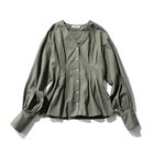 【スアデオ/suadeo】のリネン混ジャケット風ブラウス 人気、トレンドファッション・服の通販 founy(ファニー) ファッション Fashion レディースファッション Fashion for Women アウター Coat / Outerwear Collection レディースジャケット・軽アウター Jackets インナー Innerwear エレガント 上品 Elegant 春 Spring カフス Cuff Design 今季 This Season, Current Season ジャケット Jacket, Outerwear デニム Denim, Jeans Material トレンド Trend, Trending Now ネックレス Necklace, Pendant Necklace バランス Balance, Style Balance パターン Pattern, Design Print フィット Fit, Slim Fit フレア Flare, Flared フロント Front, Front Design リネン Linen, Linen Fabric S/S・春夏 SS, Spring/Summer, Warm Season 夏 Summer thumbnail カーキ|ID: prp329100004879779 ipo3291000000036412552