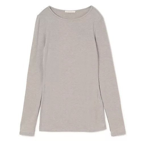 【アモーメント/AMOMENTO】のROUND T-SHIRT インテリア・キッズ・メンズ・レディースファッション・服の通販 founy(ファニー) ファッション Fashion レディースファッション Fashion for Women トップス・カットソー Cut & Sew Tops シャツ・ブラウス・オフィスカジュアル Elegant Blouses & Button-Ups ロングTシャツ・Tシャツ Longline T-Shirts & Tees 2025年 2025 2025-2026秋冬・A/W Autumn/Winter 2025–26 AW25–26 フィット Fit, Slim Fit フェミニン Feminine, Girly ベーシック Basic, Essential ラウンド Round, Round Neck レギュラー Regular, Standard Fit LIGHT GREY|ID: prp329100004879807 ipo3291000000036412743