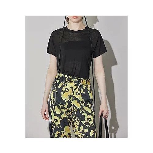 【ベースレンジ/Baserange】のTEE SHIRT 人気、トレンドファッション・服の通販 founy(ファニー) 　ファッション　Fashion　レディースファッション　Fashion for Women　トップス・カットソー　Cut & Sew Tops　シャツ・ブラウス・オフィスカジュアル　Elegant Blouses & Button-Ups　2025年　2025　2025春夏・S/S　Spring/Summer 2025 SS25　シアー　Sheer, See-Through　バランス　Balance, Style Balance　半袖　Short Sleeve, Half Sleeve　洗える　Machine Washable　other-2|ID: prp329100004879812 ipo3291000000036412776