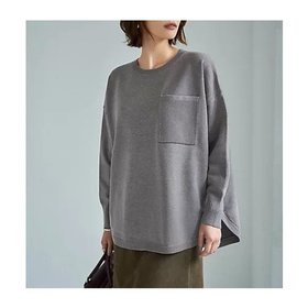 【スタイルデリ/STYLE DELI】の胸ポケット裾ラウンドニットトップス 人気、トレンドファッション・服の通販 founy(ファニー) ファッション Fashion レディースファッション Fashion for Women トップス・カットソー Cut & Sew Tops ニット Knit Tops & Sweaters カットソー Cut and Sewn Top 軽量 Lightweight, Ultra Light シンプル Simple, Minimal ストレート Straight, Straight Cut スリット Slit, Slit Detail 長袖 Long Sleeve, Full Sleeve パターン Pattern, Design Print フォルム Silhouette, Form ポケット Pocket, Pocket Detail ミドル Middle Length, Mid Height ラウンド Round, Round Neck ワイド Wide, Wide Fit 冬 Winter / This Winter |ID:prp329100004879833
