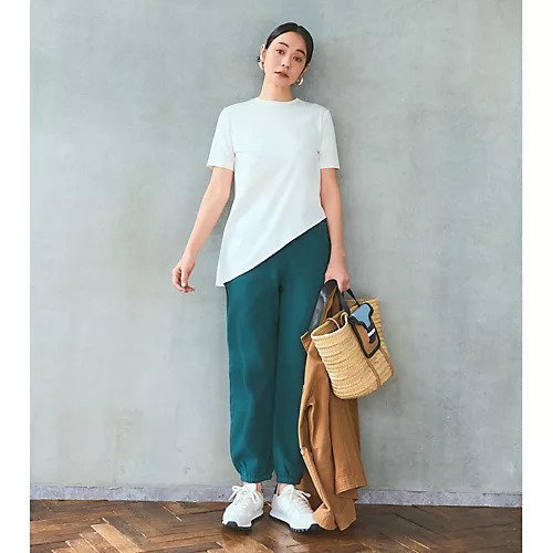 【スアデオ/suadeo】の【神山まりあさんコラボ】アシンメトリーTシャツ 人気、トレンドファッション・服の通販 founy(ファニー) ファッション Fashion レディースファッション Fashion for Women トップス・カットソー Cut & Sew Tops シャツ・ブラウス・オフィスカジュアル Elegant Blouses & Button-Ups ロングTシャツ・Tシャツ Longline T-Shirts & Tees アシンメトリー Asymmetrical Style インナー Innerwear カッティング Cutting Detail コラボ Collaboration, Collab シンプル Simple, Minimal ジャケット Jacket, Outerwear エレガント 上品 Elegant 洗える Machine Washable other-2|ID: prp329100004879837 ipo3291000000036412945