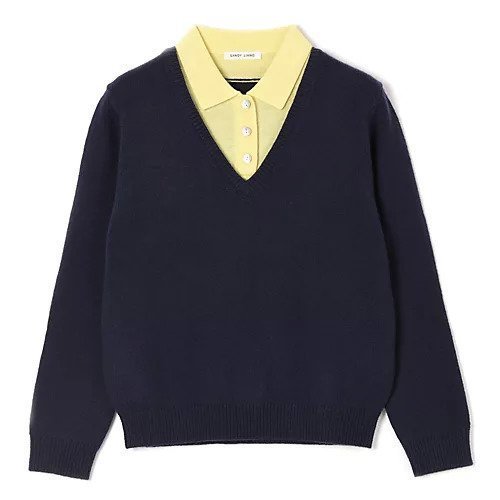 【サンディーリアング/SANDY LIANG】のWESLEY SWEATER インテリア・キッズ・メンズ・レディースファッション・服の通販 founy(ファニー) ファッション Fashion レディースファッション Fashion for Women トップス・カットソー Cut & Sew Tops レディースパーカー・カジュアルフーディー Casual Hoodies & Sweatshirts スウェット・クルーネックトップス Sweatshirts & Crewnecks / Relaxed Fit Sweat Tops 2025年 2025 2025-2026秋冬・A/W Autumn/Winter 2025–26 AW25–26 アクセサリー Fashion Accessories エレガント 上品 Elegant 洗える Machine Washable NAVY|ID: prp329100004879866 ipo3291000000036413126