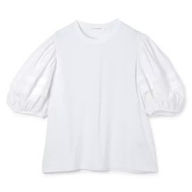 【セシリー バンセン/CECILIE BAHNSEN】のBEN T-SHIRT JERSEY 人気、トレンドファッション・服の通販 founy(ファニー) ファッション Fashion レディースファッション Fashion for Women トップス・カットソー Cut & Sew Tops シャツ・ブラウス・オフィスカジュアル Elegant Blouses & Button-Ups ロングTシャツ・Tシャツ Longline T-Shirts & Tees 2025年 2025 2025-2026秋冬・A/W Autumn/Winter 2025–26 AW25–26 プリーツ Pleats, Pleated ボトム Bottoms, Lower Wear 洗える Machine Washable |ID:prp329100004879911