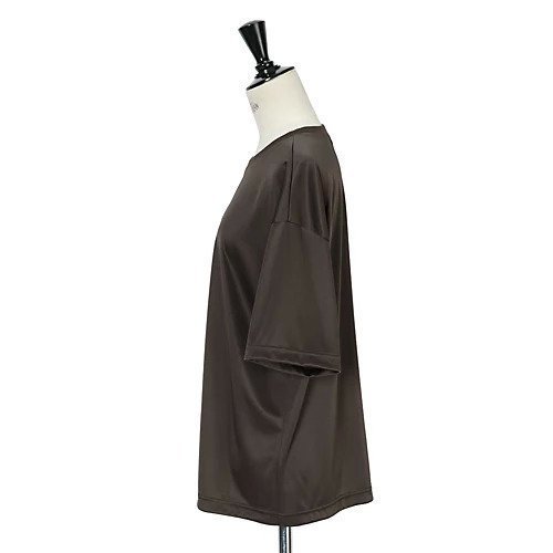 【スアデオ/suadeo】の艶ワイドTシャツ 人気、トレンドファッション・服の通販 founy(ファニー) ファッション Fashion レディースファッション Fashion for Women トップス・カットソー Cut & Sew Tops シャツ・ブラウス・オフィスカジュアル Elegant Blouses & Button-Ups ロングTシャツ・Tシャツ Longline T-Shirts & Tees なめらか Smooth, Silky Texture シルク Silk, 100% Silk シンプル Simple, Minimal ジャケット Jacket, Outerwear ドレープ Drape, Draping Fabric ワイド Wide, Wide Fit エレガント 上品 Elegant 夏 Summer 洗える Machine Washable other-2|ID: prp329100004879993 ipo3291000000036413915