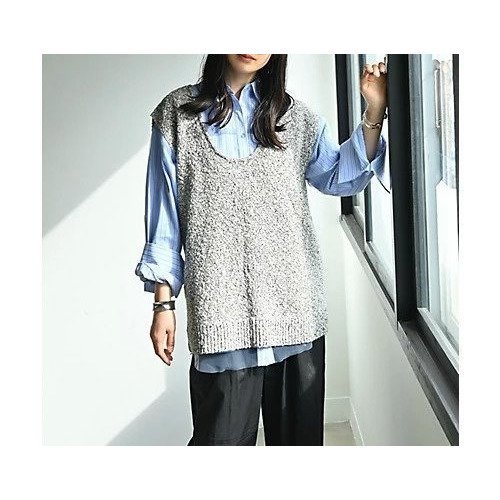 【スタイルデリ/STYLE DELI】の【BLK001】ツイード風ミックススラブプルオーバー インテリア・キッズ・メンズ・レディースファッション・服の通販 founy(ファニー) 　ファッション　Fashion　レディースファッション　Fashion for Women　トップス・カットソー　Cut & Sew Tops　カジュアルプルオーバー・ニットトップス　Pullovers & Knit Tops / Casual Pullovers　カットソー　Cut and Sewn Top　シンプル　Simple, Minimal　セットアップ　Set-Up, Coordinated Outfit　ツイード　Twill, Twill Weave　バランス　Balance, Style Balance　ミックス　Mix, Mixed Style　ミックス|ID: prp329100004880787 ipo3291000000036428673