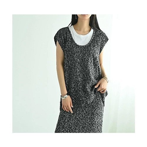 【スタイルデリ/STYLE DELI】の【BLK001】ツイード風ミックススラブプルオーバー インテリア・キッズ・メンズ・レディースファッション・服の通販 founy(ファニー) 　ファッション　Fashion　レディースファッション　Fashion for Women　トップス・カットソー　Cut & Sew Tops　カジュアルプルオーバー・ニットトップス　Pullovers & Knit Tops / Casual Pullovers　カットソー　Cut and Sewn Top　シンプル　Simple, Minimal　セットアップ　Set-Up, Coordinated Outfit　ツイード　Twill, Twill Weave　バランス　Balance, Style Balance　ミックス　Mix, Mixed Style　ブラック|ID: prp329100004880787 ipo3291000000036428675