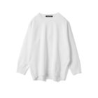 【ミズイロ インド/mizuiro ind】のクルーネックワイドプルオーバー 人気、トレンドファッション・服の通販 founy(ファニー) ファッション Fashion レディースファッション Fashion for Women トップス・カットソー Cut & Sew Tops カジュアルプルオーバー・ニットトップス Pullovers & Knit Tops / Casual Pullovers おすすめ Recommended / Our Picks シンプル Simple, Minimal ストレッチ Stretch, Stretchy Fabric ベーシック Basic, Essential エレガント 上品 Elegant 今季 This Season, Current Season 洗える Machine Washable thumbnail オフホワイト|ID: prp329100004880794 ipo3291000000036428802