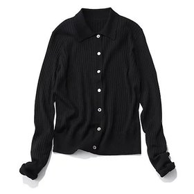 【エムセブンデイズ/M7days】の襟つきリブニット 人気、トレンドファッション・服の通販 founy(ファニー) ファッション Fashion レディースファッション Fashion for Women トップス・カットソー Cut & Sew Tops ニット Knit Tops & Sweaters カーディガン Cardigan, Knitwear トレンド Trend, Trending Now バランス Balance, Style Balance フィット Fit, Slim Fit リブニット Rib Knit, Ribbed Knit ワイド Wide, Wide Fit ワイドリブ Wide Rib, Wide Ribbed Knit 人気 Popular, Best Seller |ID:prp329100004884050