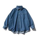 【アッパー ハイツ/upper hights】の【樋口かほりさん別注】THE MOSS (OVER SHIRTS) 人気、トレンドファッション・服の通販 founy(ファニー) ファッション Fashion レディースファッション Fashion for Women トップス・カットソー Cut & Sew Tops シャツ・ブラウス・オフィスカジュアル Elegant Blouses & Button-Ups インナー Innerwear セットアップ Set-Up, Coordinated Outfit タートルネック Turtleneck, High Neck デニム Denim, Jeans Material ポケット Pocket, Pocket Detail 別注 Limited Edition, Custom Order 洗える Machine Washable thumbnail INDIGO|ID: prp329100004884271 ipo3291000000036459104