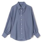 【スアデオ/suadeo】の【大草直子さんコラボ】細ボウブラウス 人気、トレンドファッション・服の通販 founy(ファニー) ファッション Fashion レディースファッション Fashion for Women トップス・カットソー Cut & Sew Tops シャツ・ブラウス・オフィスカジュアル Elegant Blouses & Button-Ups とろみ Fluid, Flowy Fabric コラボ Collaboration, Collab ドレープ Drape, Draping Fabric ベーシック Basic, Essential ループ Loop, Loop Knit レギュラー Regular, Standard Fit エレガント 上品 Elegant 洗える Machine Washable thumbnail ブルー|ID: prp329100004885010 ipo3291000000036465796