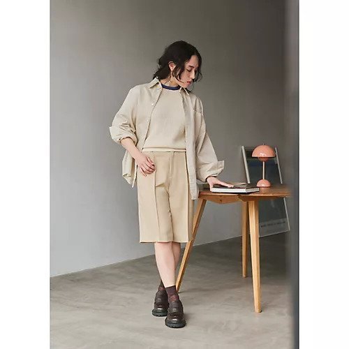 【ライテンダー/RYE TENDER】の【HPS別注】半袖ニット 大人の最旬トレンドファッション＆コーディネート founy(ファウニー) 　ファッション　Fashion　レディースファッション　Fashion for Women　トップス・カットソー　Cut & Sew Tops　ニット　Knit Tops & Sweaters　畦　Ribbed Knit　クラシック　Classic, Timeless Style　コンパクト　Compact, Small Size　スポーティ　Sporty, Casual Athletic　スラックス　Slacks, Dress Pants　タオル　Towel, Bath Towel　デニム　Denim, Jeans Material　トリミング　Trimming, Decorative Edge　バランス　Balance, Style Balance　別注　Limited Edition, Custom Order　半袖　Short Sleeve, Half Sleeve　夏　Summer　エレガント 上品　Elegant　other-3|ID: prp329100004885053 ipo3291000000037249805