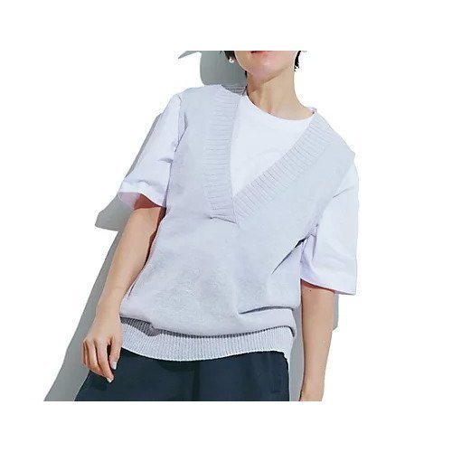 【トゥエルブクローゼット/12closet】の【洗える】大人に似合う・巾着つき USAコットンTシャツ(2枚入り) 大人の最旬トレンドファッション＆コーディネート founy(ファウニー) 　ファッション　Fashion　レディースファッション　Fashion for Women　トップス・カットソー　Cut & Sew Tops　シャツ・ブラウス・オフィスカジュアル　Elegant Blouses & Button-Ups　ロングTシャツ・Tシャツ　Longline T-Shirts & Tees　5月号　May Issue　スカーフ　Scarf, Neckwear　ストライプ　Stripe, Striped Pattern　ネックレス　Necklace, Pendant Necklace　フリル　Frill, Ruffle　ボックス　Boxy, Box Shape　巾着　Drawstring Bag, Kinchaku　洗える　Machine Washable　other-2|ID: prp329100004885072 ipo3291000000037245085
