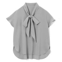 【エムセブンデイズ/M7days】のさらふわボウタイブラウス 人気、トレンドファッション・服の通販 founy(ファニー) ファッション Fashion レディースファッション Fashion for Women トップス・カットソー Cut & Sew Tops シャツ・ブラウス・オフィスカジュアル Elegant Blouses & Button-Ups エレガント 上品 Elegant ヴィンテージ Vintage Style 洗える Machine Washable シアー Sheer, See-Through スリーブ Sleeve, Long Sleeve / Short Sleeve ドレープ Drape, Draping Fabric 人気 Popular, Best Seller ハイネック High Neck, Mock Neck バランス Balance, Style Balance フリル Frill, Ruffle フレンチ French, French Style フロント Front, Front Design ラウンド Round, Round Neck リボン Ribbon, Bow 夏 Summer |ID:prp329100004885073