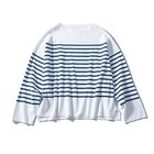 【トゥエルブクローゼット/12closet】の【洗える】ボートネックボーダーニット ネイビー|ID: prp329100004887248 ipo3291000000037248485
