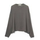 【イーバイエクラ/E by eclat】の【コラボ】カシミヤ混極上ワイドカットソー カーキグレー2|ID: prp329100004887253 ipo3291000000037245395