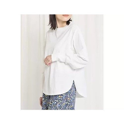 【トゥエルブクローゼット/12closet】の【洗える】USAコットンロングスリーブTシャツ 大人の最旬トレンドファッション＆コーディネート founy(ファウニー) 　ファッション　Fashion　レディースファッション　Fashion for Women　トップス・カットソー　Cut & Sew Tops　シャツ・ブラウス・オフィスカジュアル　Elegant Blouses & Button-Ups　ロングTシャツ・Tシャツ　Longline T-Shirts & Tees　ラウンド　Round, Round Neck　エレガント 上品　Elegant　洗える　Machine Washable　other-3|ID: prp329100004887287 ipo3291000000037298310