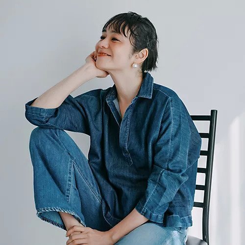 【フランク&アイリーン/Frank&Eileen】のGABI 人気、トレンドファッション・服の通販 founy(ファニー) 　ファッション　Fashion　レディースファッション　Fashion for Women　スキッパー　Skipper, Open Collar　デニム　Denim, Jeans Material　リラックス　Relax, Relaxed Fit　洗える　Machine Washable　other-3|ID: prp329100004887310 ipo3291000000036491950