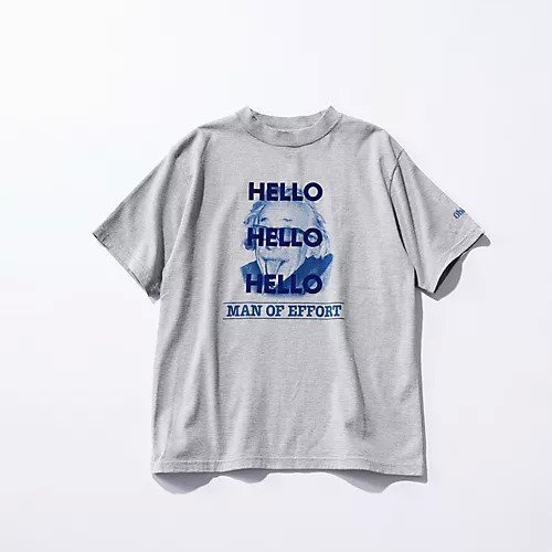 【オブラダ/Oblada】のMAN OF EFFORT TEE インテリア・キッズ・メンズ・レディースファッション・服の通販 founy(ファウニー) 　ファッション　Fashion　レディースファッション　Fashion for Women　スペシャル　Special, Limited Edition　プリント　Print, Printed Pattern　モチーフ　Motif, Design Theme　今季　This Season, Current Season　【HPS別注】HEATHER GREY|ID: prp329100004887360 ipo3291000000037245032