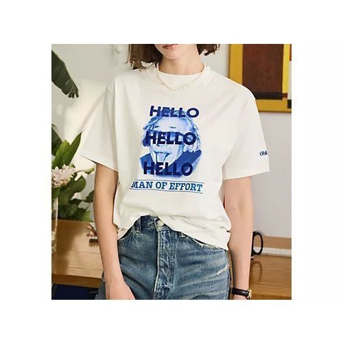 【オブラダ/Oblada】のMAN OF EFFORT TEE インテリア・キッズ・メンズ・レディースファッション・服の通販 founy(ファウニー) 　ファッション　Fashion　レディースファッション　Fashion for Women　スペシャル　Special, Limited Edition　プリント　Print, Printed Pattern　モチーフ　Motif, Design Theme　今季　This Season, Current Season　WHITE|ID: prp329100004887360 ipo3291000000037245033