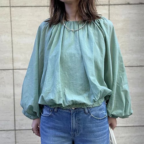 【デボーションツウィンズ/Devotion TWINS】のWILLOW パフスリーブギャザーブラウス 人気、トレンドファッション・服の通販 founy(ファニー) 　ファッション　Fashion　レディースファッション　Fashion for Women　トップス・カットソー　Cut & Sew Tops　シャツ・ブラウス・オフィスカジュアル　Elegant Blouses & Button-Ups　エスニック　Ethnic Style　洗える　Machine Washable　ギャザー　Gathered, Ruffled　ドレープ　Drape, Draping Fabric　人気　Popular, Best Seller　ブラウジング　Blouson Silhouette, Cinched Waist　モダン　Modern, Contemporary　リアル　Real, Realistic　other-3|ID: prp329100004887445 ipo3291000000036492996