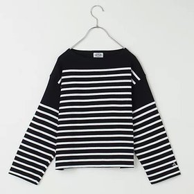 【アルモーリュックス/Armor lux】の【洗える】 ボートネックボーダー クロップドトップス 大人の最旬トレンドファッション＆コーディネート founy(ファウニー) ファッション Fashion レディースファッション Fashion for Women トップス・カットソー Cut & Sew Tops カットソー Cut and Sewn Top ショート Short, Short Length フランス France, French ボーダー Border, Stripe 別注 Limited Edition, Custom Order 洗える Machine Washable |ID:prp329100004887458