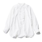 【トゥエルブクローゼット/12closet】の【福田麻琴さんコラボ】【洗える】【接触冷感】フロントフリルブラウス オフホワイト|ID: prp329100004887468 ipo3291000000036493150