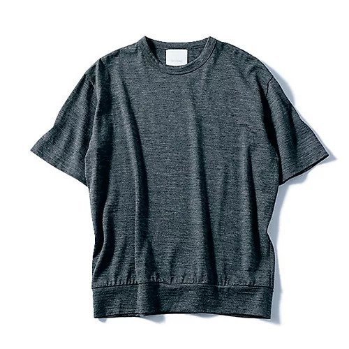 【スローン/SLOANE】の【洗える】ウール天竺ニットTシャツ インテリア・キッズ・メンズ・レディースファッション・服の通販 founy(ファウニー) 　ファッション　Fashion　レディースファッション　Fashion for Women　トップス・カットソー　Cut & Sew Tops　ニット　Knit Tops & Sweaters　シャツ・ブラウス・オフィスカジュアル　Elegant Blouses & Button-Ups　ロングTシャツ・Tシャツ　Longline T-Shirts & Tees　エレガント 上品　Elegant　洗える　Machine Washable　秋　Autumn　クッション　Cushion, Throw Pillow　抗菌　Antibacterial, Bacteria-Resistant　ストレッチ　Stretch, Stretchy Fabric　とろみ　Fluid, Flowy Fabric　ドレープ　Drape, Draping Fabric　なめらか　Smooth, Silky Texture　バランス　Balance, Style Balance　ボトム　Bottoms, Lower Wear　夏　Summer　ミディアムグレー|ID: prp329100004887473 ipo3291000000037248638
