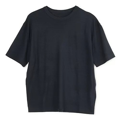 【スローン/SLOANE】の【洗える】ウール天竺ニットTシャツ インテリア・キッズ・メンズ・レディースファッション・服の通販 founy(ファウニー) 　ファッション　Fashion　レディースファッション　Fashion for Women　トップス・カットソー　Cut & Sew Tops　ニット　Knit Tops & Sweaters　シャツ・ブラウス・オフィスカジュアル　Elegant Blouses & Button-Ups　ロングTシャツ・Tシャツ　Longline T-Shirts & Tees　エレガント 上品　Elegant　洗える　Machine Washable　秋　Autumn　クッション　Cushion, Throw Pillow　抗菌　Antibacterial, Bacteria-Resistant　ストレッチ　Stretch, Stretchy Fabric　とろみ　Fluid, Flowy Fabric　ドレープ　Drape, Draping Fabric　なめらか　Smooth, Silky Texture　バランス　Balance, Style Balance　ボトム　Bottoms, Lower Wear　夏　Summer　ネイビー|ID: prp329100004887473 ipo3291000000037248639