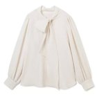 【エムセブンデイズ/M7days】の【徳原文子さんコラボ】【洗える】シボ感ボウタイブラウス アイボリー|ID:prp329100004887480