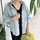 【リエミラー/Rie Miller】の【RM denim】フリルギャザーデニムブラウス ネイビー系6|ID: prp329100004887535 ipo3291000000037249246