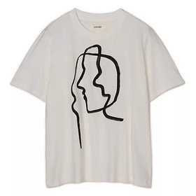 【アキラナカ/AKIRANAKA】のLine portrait T-shirt 人気、トレンドファッション・服の通販 founy(ファニー) ファッション Fashion レディースファッション Fashion for Women トップス・カットソー Cut & Sew Tops シャツ・ブラウス・オフィスカジュアル Elegant Blouses & Button-Ups ロングTシャツ・Tシャツ Longline T-Shirts & Tees グラフィック Graphic, Graphic Design 洗える Machine Washable |ID:prp329100004887579