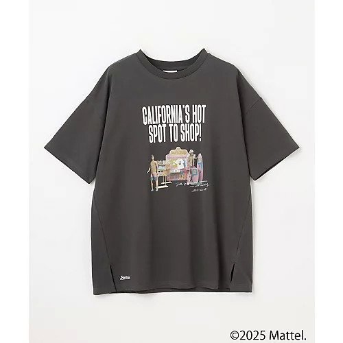 【エニー/ANY】の【Barbie(TM)】ロゴTシャツ インテリア・キッズ・メンズ・レディースファッション・服の通販 founy(ファニー) 　ファッション　Fashion　レディースファッション　Fashion for Women　トップス・カットソー　Cut & Sew Tops　シャツ・ブラウス・オフィスカジュアル　Elegant Blouses & Button-Ups　ロングTシャツ・Tシャツ　Longline T-Shirts & Tees　イラスト　Illustration　カットソー　Cut and Sewn Top　カリフォルニア　California, Cali Style　キャップ　Cap, Baseball Cap　シンプル　Simple, Minimal　スリット　Slit, Slit Detail　デニム　Denim, Jeans Material　人気　Popular, Best Seller　長袖　Long Sleeve, Full Sleeve　フリル　Frill, Ruffle　プリント　Print, Printed Pattern　ベーシック　Basic, Essential　半袖　Short Sleeve, Half Sleeve　リボン　Ribbon, Bow　プチプライス・低価格　Affordable / Budget Price　夏　Summer　チャコール|ID: prp329100004888730 ipo3291000000036510331