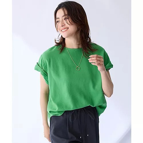 【エニー/ANY】のヨーロピアンリネンツイストスリーブブラウス インテリア・キッズ・メンズ・レディースファッション・服の通販 founy(ファニー) 　ファッション　Fashion　レディースファッション　Fashion for Women　トップス・カットソー　Cut & Sew Tops　シャツ・ブラウス・オフィスカジュアル　Elegant Blouses & Button-Ups　カーディガン　Cardigan, Knitwear　ジャケット　Jacket, Outerwear　スリーブ　Sleeve, Long Sleeve / Short Sleeve　デニム　Denim, Jeans Material　フレンチ　French, French Style　リネン　Linen, Linen Fabric　リラックス　Relax, Relaxed Fit　ワイド　Wide, Wide Fit　エレガント 上品　Elegant　夏　Summer　グリーン|ID: prp329100004888733 ipo3291000000036510365