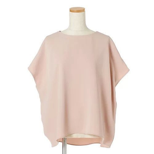 【イーバイエクラ/E by eclat】の【とろみ】コクーンブラウス インテリア・キッズ・メンズ・レディースファッション・服の通販 founy(ファウニー) 　ファッション　Fashion　レディースファッション　Fashion for Women　トップス・カットソー　Cut & Sew Tops　シャツ・ブラウス・オフィスカジュアル　Elegant Blouses & Button-Ups　とろみ　Fluid, Flowy Fabric　カッティング　Cutting Detail　シンプル　Simple, Minimal　洗える　Machine Washable　パウダーピンク|ID: prp329100004888737 ipo3291000000037245411