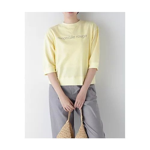 【ヒューマンウーマン/HUMAN WOMAN】のロゴトレーナー インテリア・キッズ・メンズ・レディースファッション・服の通販 founy(ファニー) 　ファッション　Fashion　レディースファッション　Fashion for Women　おすすめ　Recommended / Our Picks　インナー　Innerwear　ジャケット　Jacket, Outerwear　スウェット / スエット　Sweatshirt, Sweatwear　スタンダード　Standard, Basic　トレーナー　Sweatshirt, Trainer　ブルゾン　Blouson, Bomber Jacket　プリント　Print, Printed Pattern　ロング　Long, Long-Length　長袖　Long Sleeve, Full Sleeve　イエロー|ID: prp329100004888746 ipo3291000000036510450