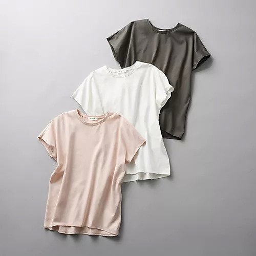 【イーバイエクラ/E by eclat】の後ろラグランフレンチスリーブT 人気、トレンドファッション・服の通販 founy(ファニー) 　ファッション　Fashion　レディースファッション　Fashion for Women　スリーブ　Sleeve, Long Sleeve / Short Sleeve　フォルム　Silhouette, Form　フレンチ　French, French Style　エレガント 上品　Elegant　洗える　Machine Washable　other-3|ID: prp329100004888748 ipo3291000000036510473