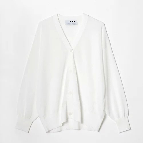 【スリー ドッツ/three dots】の【HPS別注】Vネックラメカーディガン インテリア・キッズ・メンズ・レディースファッション・服の通販 founy(ファニー) 　ファッション　Fashion　レディースファッション　Fashion for Women　トップス・カットソー　Cut & Sew Tops　カーディガン・羽織り　Layered Style Cardigans　Vネックトップス　V-Neck Tops / V-Cut Neckline Shirts　洗える　Machine Washable　カーディガン　Cardigan, Knitwear　キャミワンピース　Cami Dress, Slip Dress　クール　Cool, Chic　今季　This Season, Current Season　シアー　Sheer, See-Through　シルク　Silk, 100% Silk　ダウン　Down, Puffer　ノースリーブ　Sleeveless, No-Sleeve　フェミニン　Feminine, Girly　ベーシック　Basic, Essential　別注　Limited Edition, Custom Order　ミドル　Middle Length, Mid Height　リゾート　Resort, Vacation Style　おすすめ　Recommended / Our Picks　夏　Summer　エレガント 上品　Elegant　ビジネス 仕事 通勤　Business / Work / Commuting　WHITE|ID: prp329100004888750 ipo3291000000036510486