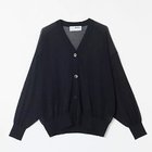 【スリー ドッツ/three dots】の【HPS別注】Vネックラメカーディガン BLACK|ID: prp329100004888752 ipo3291000000036895268