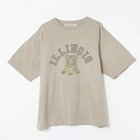 【レミレリーフ/REMI RELIEF】の【HPS別注】HARD SP加工20/-天竺BIGサイズT(ILLINOIS) 大人の最旬トレンドファッション＆コーディネート founy(ファウニー) ファッション Fashion レディースファッション Fashion for Women ヴィンテージ Vintage Style 洗える Machine Washable グラフィック Graphic, Graphic Design スペシャル Special, Limited Edition ダメージ Distressed, Destroyed 猫 Cat, Kitty プリント Print, Printed Pattern 別注 Limited Edition, Custom Order マニッシュ Mannish, Boyish モチーフ Motif, Design Theme おすすめ Recommended / Our Picks thumbnail グレージュ|ID: prp329100004888755 ipo3291000000037248137