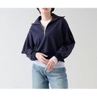 【マルティニーク/martinique】のハーフジップスウェット 人気、トレンドファッション・服の通販 founy(ファニー) ファッション Fashion レディースファッション Fashion for Women トップス・カットソー Cut & Sew Tops レディースパーカー・カジュアルフーディー Casual Hoodies & Sweatshirts スウェット・クルーネックトップス Sweatshirts & Crewnecks / Relaxed Fit Sweat Tops おすすめ Recommended / Our Picks トレンド Trend, Trending Now フェミニン Feminine, Girly ループ Loop, Loop Knit 今季 This Season, Current Season thumbnail ネイビー|ID: prp329100004888765 ipo3291000000036510588