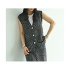 【スタイルデリ/STYLE DELI】の【BLK001】ツイード風ミックススラブベスト 人気、トレンドファッション・服の通販 founy(ファニー) ファッション Fashion レディースファッション Fashion for Women アウター Coat / Outerwear Collection トップス・カットソー Cut & Sew Tops ベスト&ジレ / 重ね着スタイル Vests & Gilets シンプル Simple, Minimal セットアップ Set-Up, Coordinated Outfit タンク Tank Top, Sleeveless Top ツイード Twill, Twill Weave バランス Balance, Style Balance フロント Front, Front Design ベスト Vest, Waistcoat ミックス Mix, Mixed Style メタル Metal, Metal Parts ロング Long, Long-Length thumbnail ブラック|ID: prp329100004888775 ipo3291000000036510659