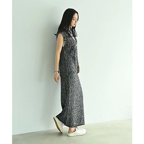 【スタイルデリ/STYLE DELI】の【BLK001】ツイード風ミックススラブベスト 人気、トレンドファッション・服の通販 founy(ファニー) ファッション Fashion レディースファッション Fashion for Women アウター Coat / Outerwear Collection トップス・カットソー Cut & Sew Tops ベスト&ジレ / 重ね着スタイル Vests & Gilets シンプル Simple, Minimal セットアップ Set-Up, Coordinated Outfit タンク Tank Top, Sleeveless Top ツイード Twill, Twill Weave バランス Balance, Style Balance フロント Front, Front Design ベスト Vest, Waistcoat ミックス Mix, Mixed Style メタル Metal, Metal Parts ロング Long, Long-Length other-3|ID: prp329100004888775 ipo3291000000036510662