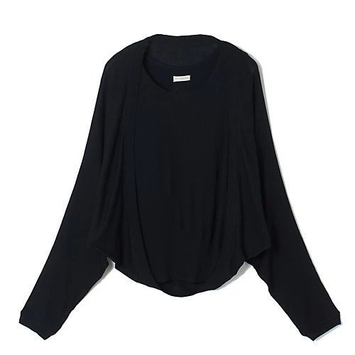 【エクラ/eclat】のカットソーアンサンブル インテリア・キッズ・メンズ・レディースファッション・服の通販 founy(ファニー) 　ファッション　Fashion　レディースファッション　Fashion for Women　トップス・カットソー　Cut & Sew Tops　アンサンブルニット　Knit Ensembles & Twin Sets　カットソー・ベーシックTシャツ　Cut-and-Sewn Tops / Stretch Tees & Basics　インナー　Innerwear　カーディガン　Cardigan, Knitwear　ショート　Short, Short Length　タンク　Tank Top, Sleeveless Top　フィット　Fit, Slim Fit　別注　Limited Edition, Custom Order　洗える　Machine Washable　(別注)ブラック|ID: prp329100004889142 ipo3291000000036525950