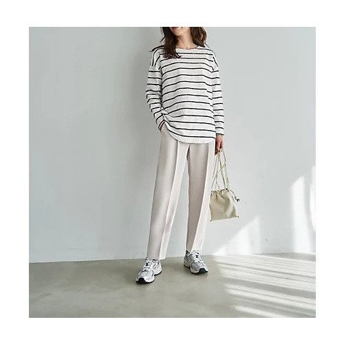 【スタイルデリ/STYLE DELI】の表面質感立体ラインボーダーTシャツ 人気、トレンドファッション・服の通販 founy(ファニー) ファッション Fashion レディースファッション Fashion for Women トップス・カットソー Cut & Sew Tops シャツ・ブラウス・オフィスカジュアル Elegant Blouses & Button-Ups ロングTシャツ・Tシャツ Longline T-Shirts & Tees ストレート Straight, Straight Cut スリット Slit, Slit Detail 長袖 Long Sleeve, Full Sleeve プリント Print, Printed Pattern ボトム Bottoms, Lower Wear ボーダー Border, Stripe ラウンド Round, Round Neck おすすめ Recommended / Our Picks 卒業式 Graduation Ceremony other-2|ID: prp329100004889149 ipo3291000000036526051