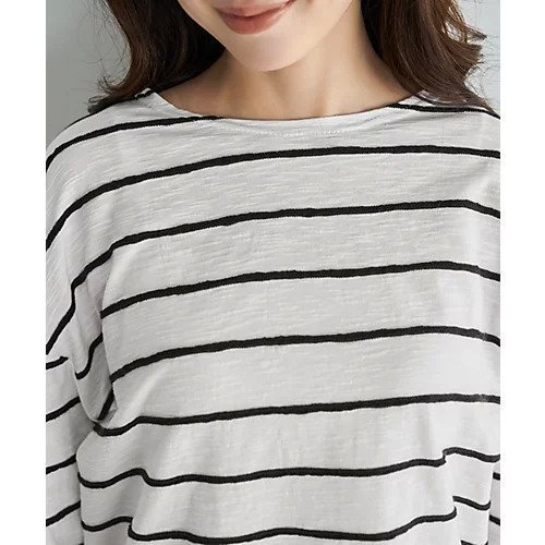 【スタイルデリ/STYLE DELI】の表面質感立体ラインボーダーTシャツ 人気、トレンドファッション・服の通販 founy(ファニー) ファッション Fashion レディースファッション Fashion for Women トップス・カットソー Cut & Sew Tops シャツ・ブラウス・オフィスカジュアル Elegant Blouses & Button-Ups ロングTシャツ・Tシャツ Longline T-Shirts & Tees ストレート Straight, Straight Cut スリット Slit, Slit Detail 長袖 Long Sleeve, Full Sleeve プリント Print, Printed Pattern ボトム Bottoms, Lower Wear ボーダー Border, Stripe ラウンド Round, Round Neck おすすめ Recommended / Our Picks 卒業式 Graduation Ceremony other-3|ID: prp329100004889149 ipo3291000000036526052