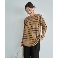 【スタイルデリ/STYLE DELI】の表面質感立体ラインボーダーTシャツ 人気、トレンドファッション・服の通販 founy(ファニー) ファッション Fashion レディースファッション Fashion for Women トップス・カットソー Cut & Sew Tops シャツ・ブラウス・オフィスカジュアル Elegant Blouses & Button-Ups ロングTシャツ・Tシャツ Longline T-Shirts & Tees ストレート Straight, Straight Cut スリット Slit, Slit Detail 長袖 Long Sleeve, Full Sleeve プリント Print, Printed Pattern ボトム Bottoms, Lower Wear ボーダー Border, Stripe ラウンド Round, Round Neck おすすめ Recommended / Our Picks 卒業式 Graduation Ceremony |ID:prp329100004889149