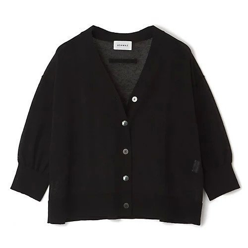 【アダワス/ADAWAS】の【別注】リネン混シアーカーディガン インテリア・キッズ・メンズ・レディースファッション・服の通販 founy(ファニー) ファッション Fashion レディースファッション Fashion for Women トップス・カットソー Cut & Sew Tops カーディガン・羽織り Layered Style Cardigans カーディガン Cardigan, Knitwear リネン Linen, Linen Fabric 別注 Limited Edition, Custom Order 夏 Summer 洗える Machine Washable ブラック|ID: prp329100004889157 ipo3291000000036526106