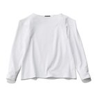 【エムセブンデイズ/M7days】の【東原妙子さんコラボ】【洗える】パワショル長袖Tシャツ オフホワイト|ID:prp329100004889159