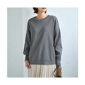 【スタイルデリ/STYLE DELI】のスムースハイゲージゆったりクルーネックニット 人気、トレンドファッション・服の通販 founy(ファニー) ファッション Fashion レディースファッション Fashion for Women トップス・カットソー Cut & Sew Tops ニット Knit Tops & Sweaters イエロー Yellow シンプル Simple, Minimal ジャケット Jacket, Outerwear スリット Slit, Slit Detail 定番 Standard, Basic Item 長袖 Long Sleeve, Full Sleeve 冬 Winter / This Winter |ID:prp329100004889161